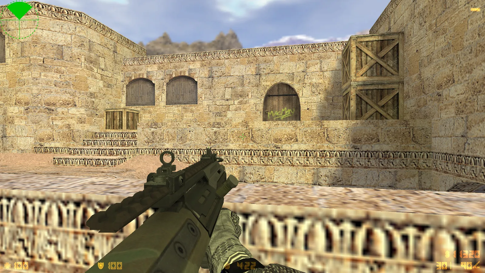 CS 1.6 Insane — сборка с 29 моделями оружия, темным меню, новыми перчатками, звуками и оптимизированным config.cfg — скриншот 12