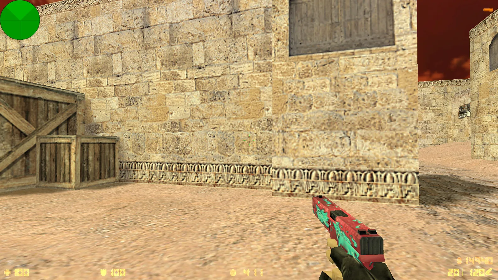 CS 1.6 от Kartes10fps: сборка с 8 обновлениями, скины, бомба, красно-черное меню и оптимизированный конфиг — скриншот 9