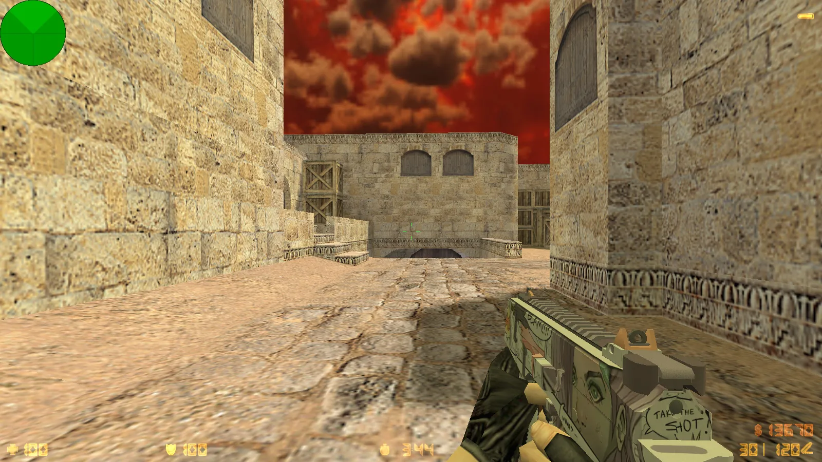 CS 1.6 от Kartes10fps: сборка с 8 обновлениями, скины, бомба, красно-черное меню и оптимизированный конфиг — скриншот 10