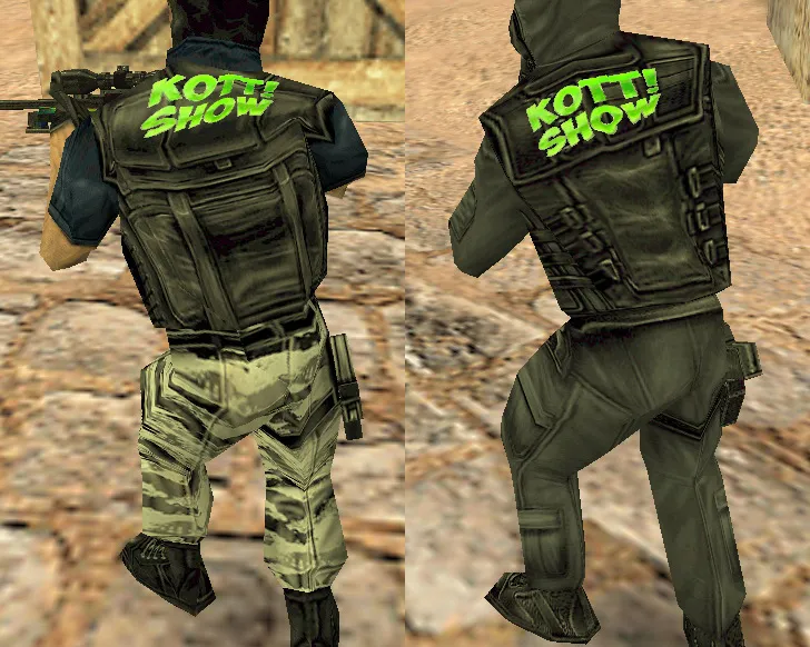 Скачать Сборка CS 1.6 от Кот Плея (KOTT PLAY): скины, конфиг, модели игроков и запуск без проблем - Скриншот