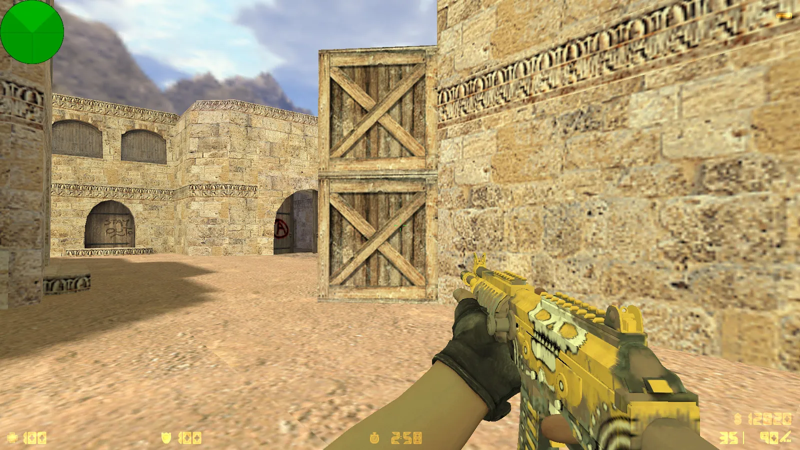 CS 1.6 от LаниWымбал: сборка с 7 допами, скины оружия, красно-синие модели, темное меню и оптимизированный конфиг — скриншот 11