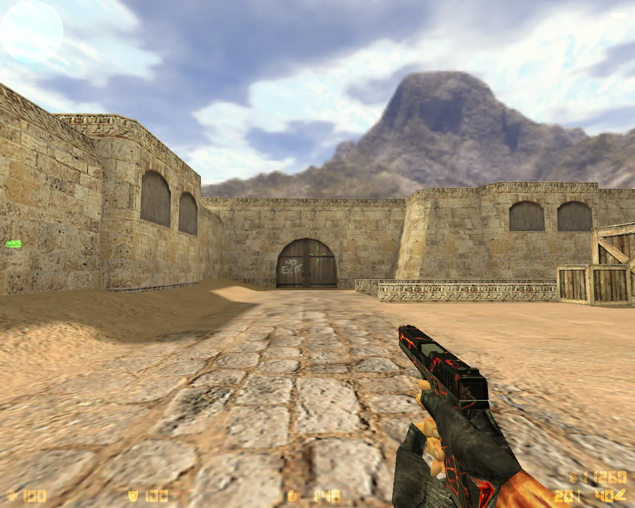 CS 1.6 «Лава»: полный пак Lava моделей оружия, спецназ и террористы, черная тема, звуки и оптимизированный конфиг — скриншот 9