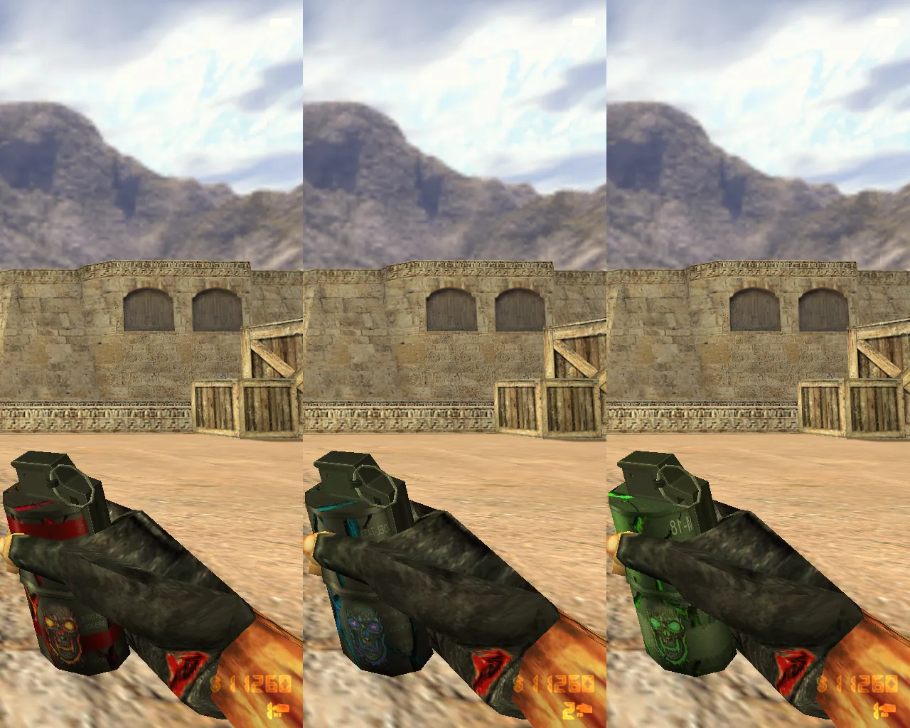CS 1.6 «Лава»: полный пак Lava моделей оружия, спецназ и террористы, черная тема, звуки и оптимизированный конфиг — скриншот 10