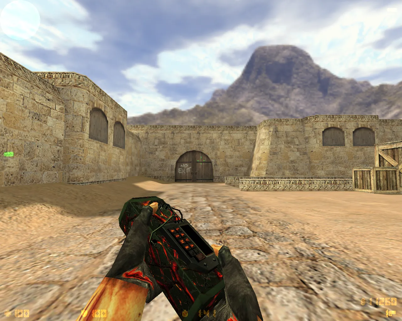 CS 1.6 «Лава»: полный пак Lava моделей оружия, спецназ и террористы, черная тема, звуки и оптимизированный конфиг — скриншот 11