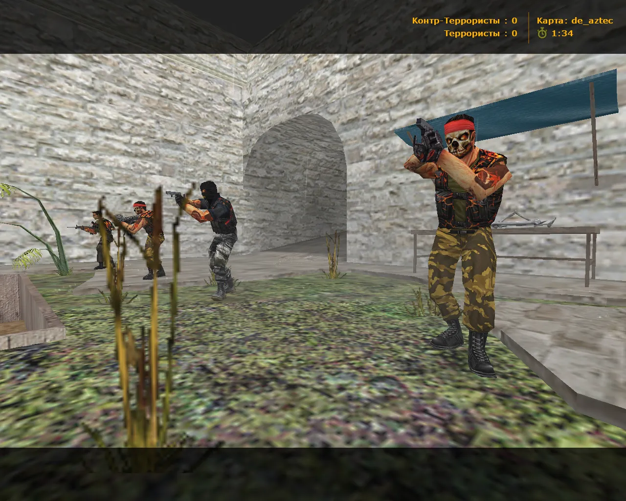 CS 1.6 «Лава»: полный пак Lava моделей оружия, спецназ и террористы, черная тема, звуки и оптимизированный конфиг — скриншот 13