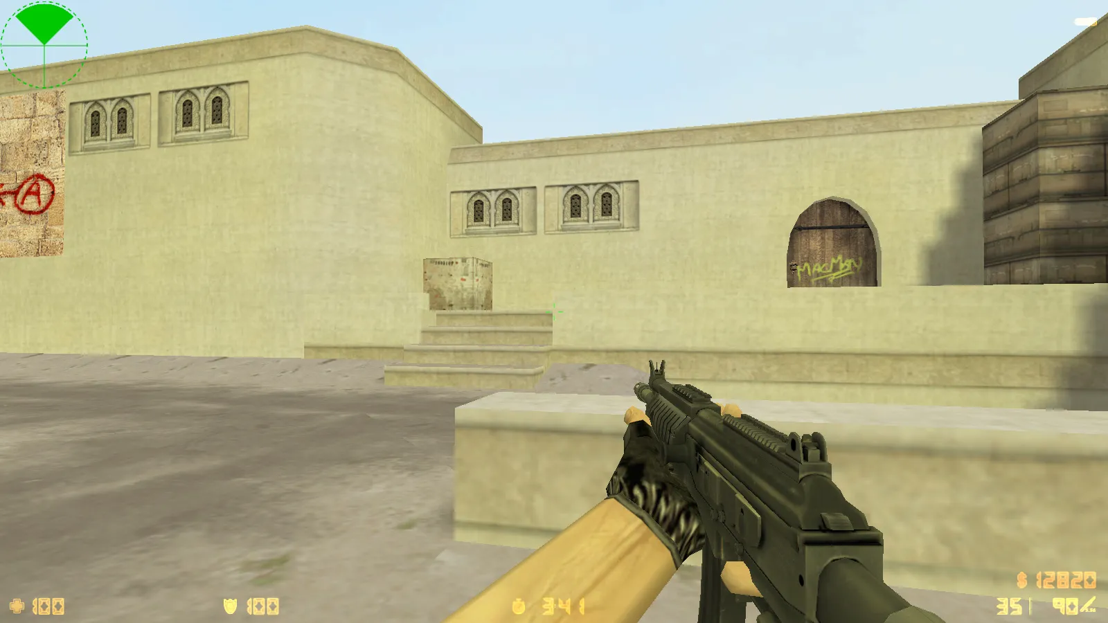 CS 1.6 Limited — 11 модов, CS:GO оружие p_/v_/w_ модели, скины T/R, графика меню и оптимизированный config.cfg — скриншот 11