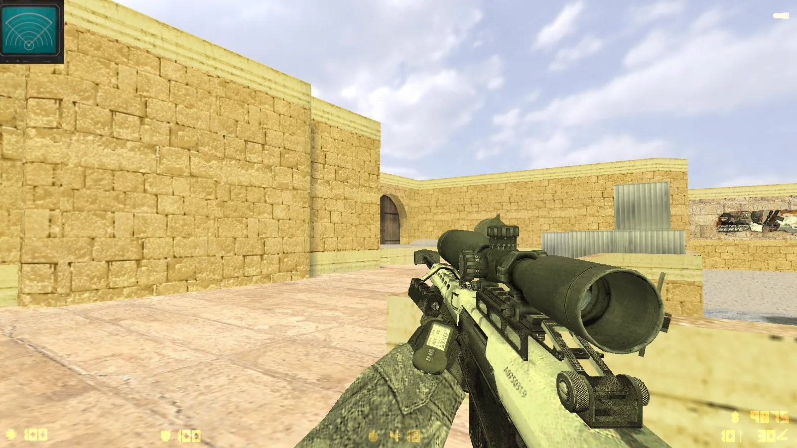 Скачать CS 1.6 Modern Warfare 3 — тематическая сборка с 10 новинками: модели MW3, звуки, меню и поддержка онлайн/ботов - Скриншот