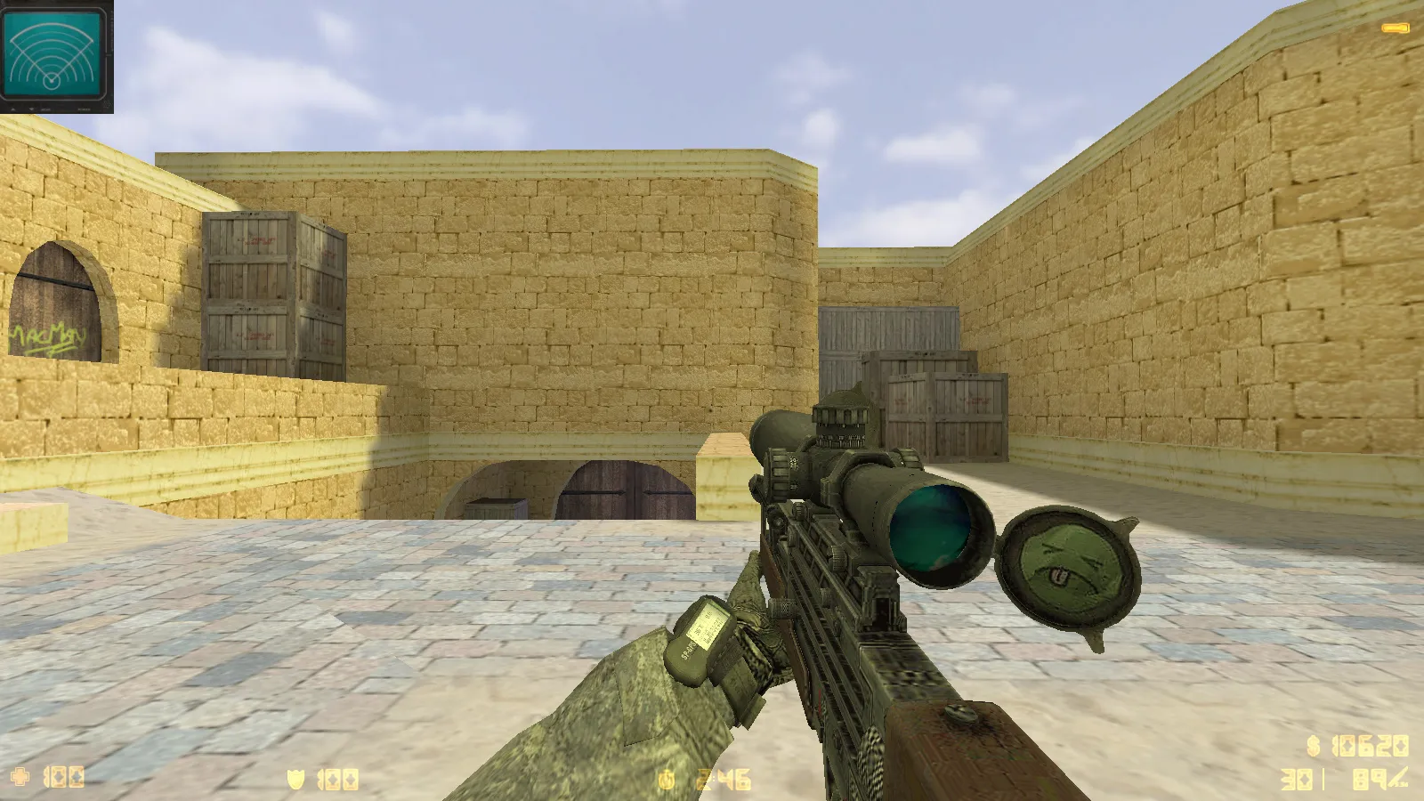 CS 1.6 Modern Warfare 3 — тематическая сборка с 10 новинками: модели MW3, звуки, меню и поддержка онлайн/ботов — скриншот 23