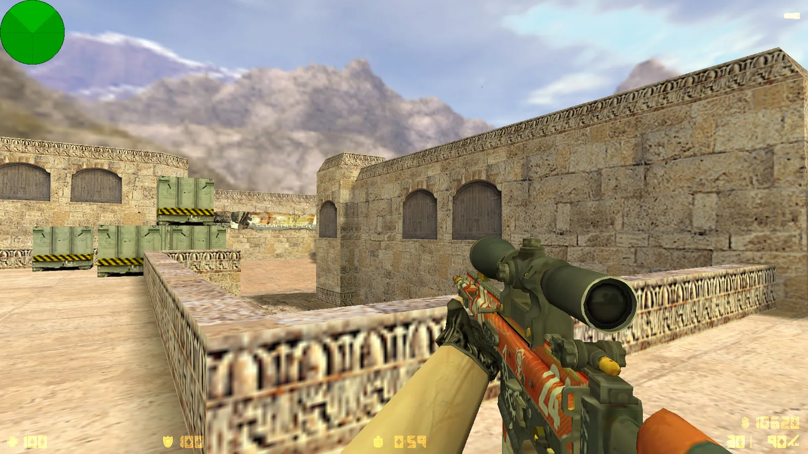 CS 1.6 от Малого: блогерская сборка с скинами, черным меню и оптимизированным config.cfg — скриншот 15
