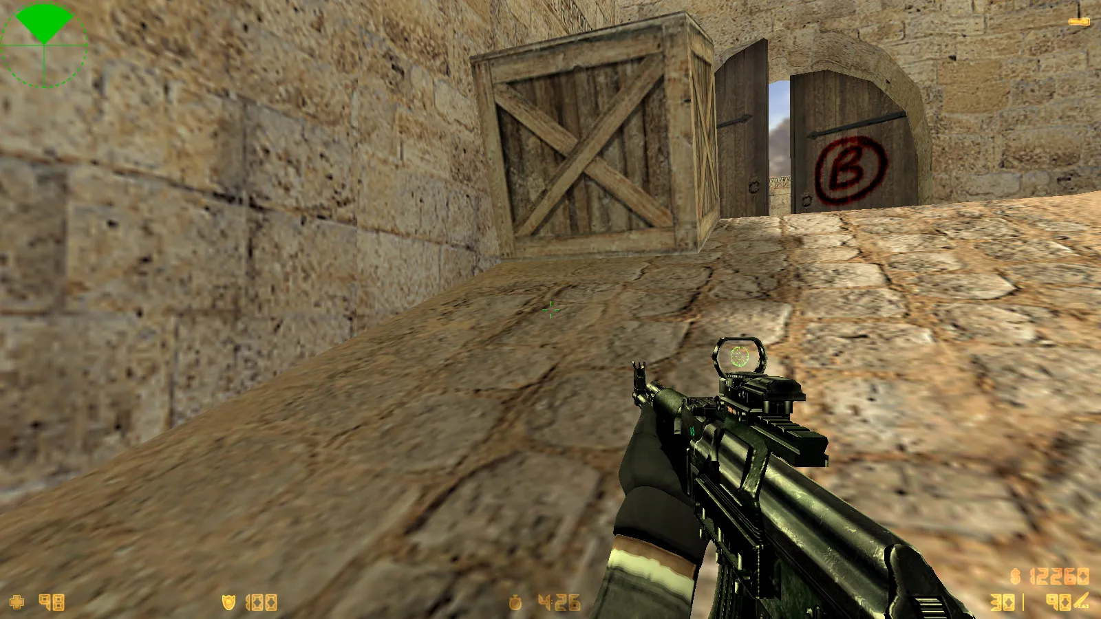 Скачать CS 1.6 Mayhem — сборка с 29 v_/p_/w_ оружием, черные рукава, перчатки и оптимизированный конфиг - Скриншот
