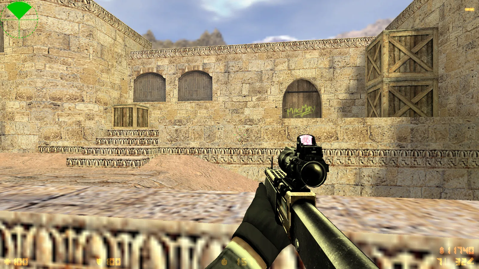 CS 1.6 Mayhem — сборка с 29 v_/p_/w_ оружием, черные рукава, перчатки и оптимизированный конфиг — скриншот 22