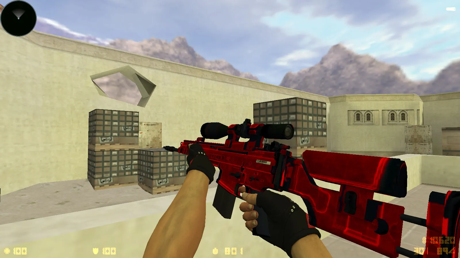 CS 1.6 MegaFrag — сборка с 30 скинами, темной темой меню, звуками и оптимизированным конфигом — скриншот 15