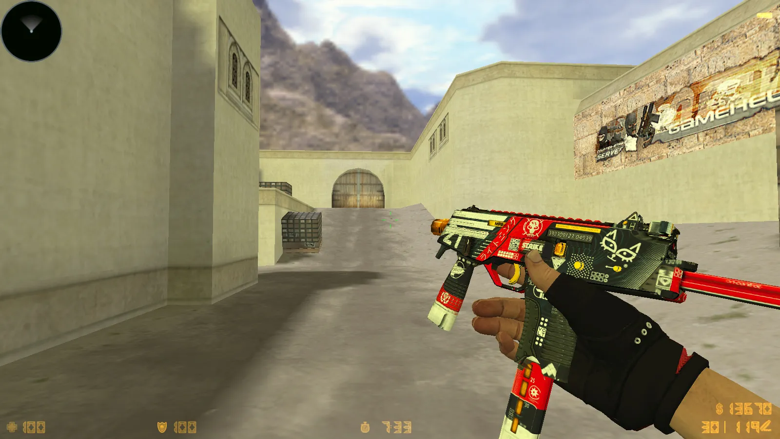 CS 1.6 MegaFrag — сборка с 30 скинами, темной темой меню, звуками и оптимизированным конфигом — скриншот 23