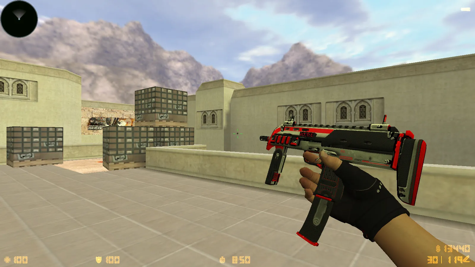 CS 1.6 MegaFrag — сборка с 30 скинами, темной темой меню, звуками и оптимизированным конфигом — скриншот 25