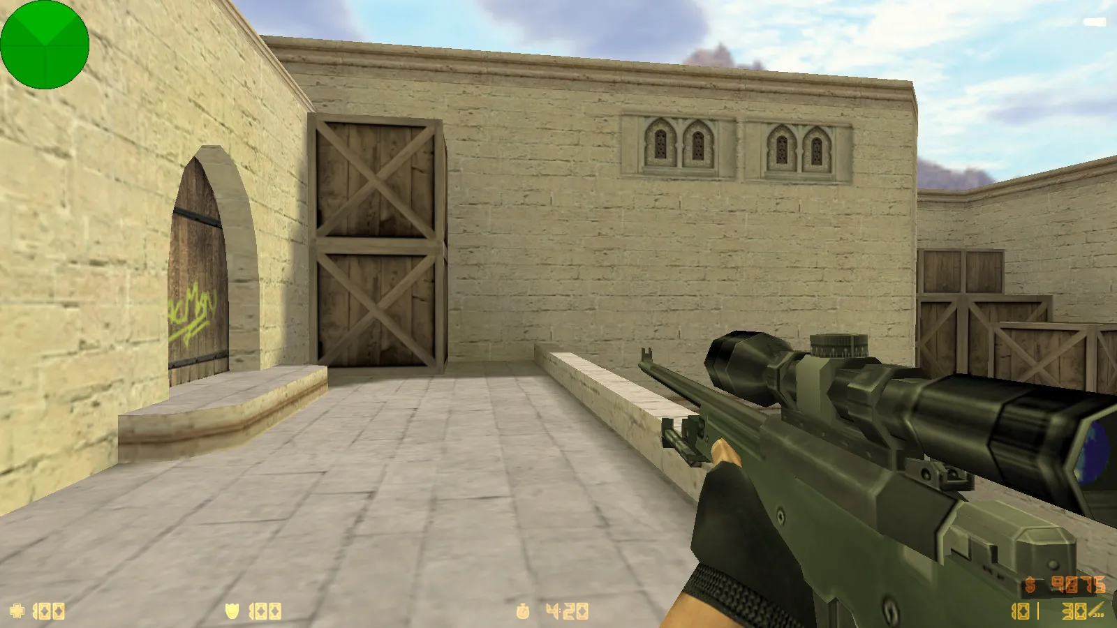 CS 1.6 Modern — сборка с 22 HD-моделями оружия, светло-серым меню, звуками и оптимизированным конфигом — скриншот 6