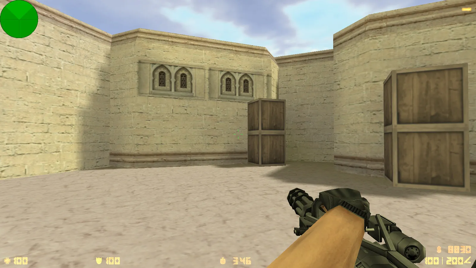 CS 1.6 Modern — сборка с 22 HD-моделями оружия, светло-серым меню, звуками и оптимизированным конфигом — скриншот 15