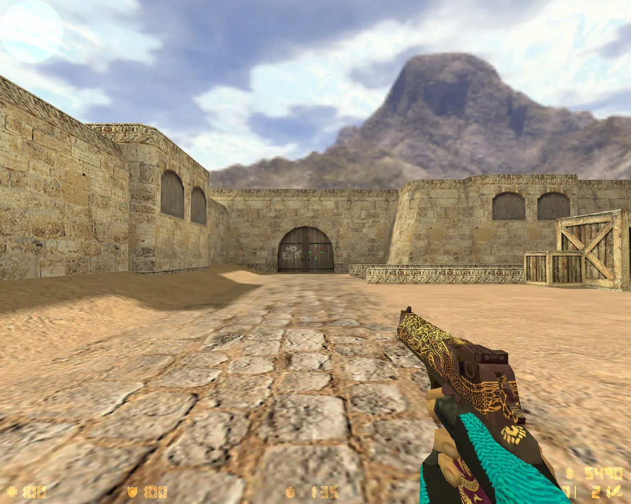 CS 1.6 от MrFlagMan: 7 правок, пак скинов оружия, модели игроков, оптимизированный конфиг и меню-музыка — скриншот 7