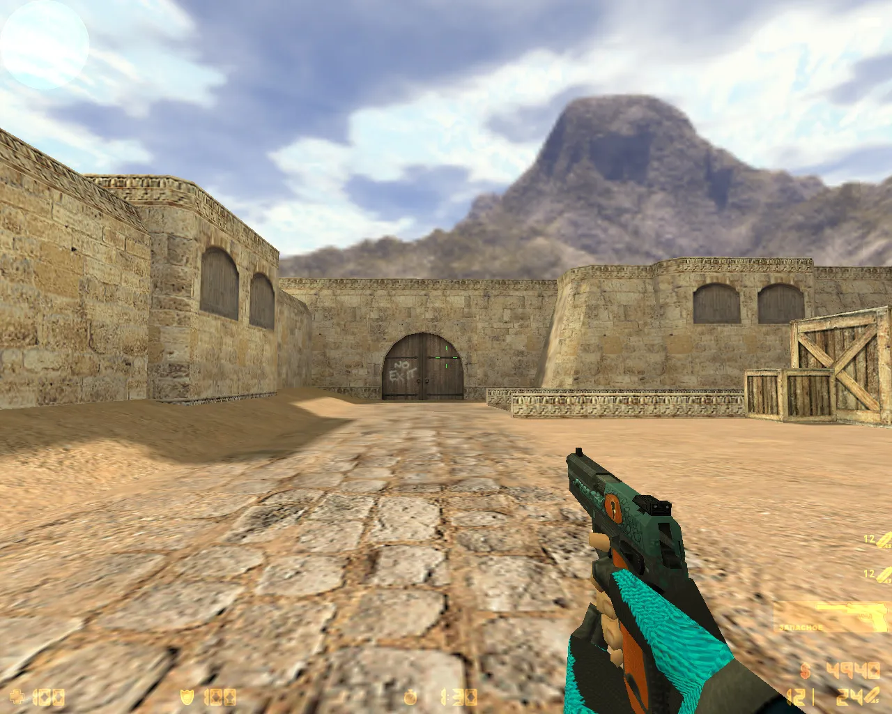 CS 1.6 от MrFlagMan: 7 правок, пак скинов оружия, модели игроков, оптимизированный конфиг и меню-музыка — скриншот 8