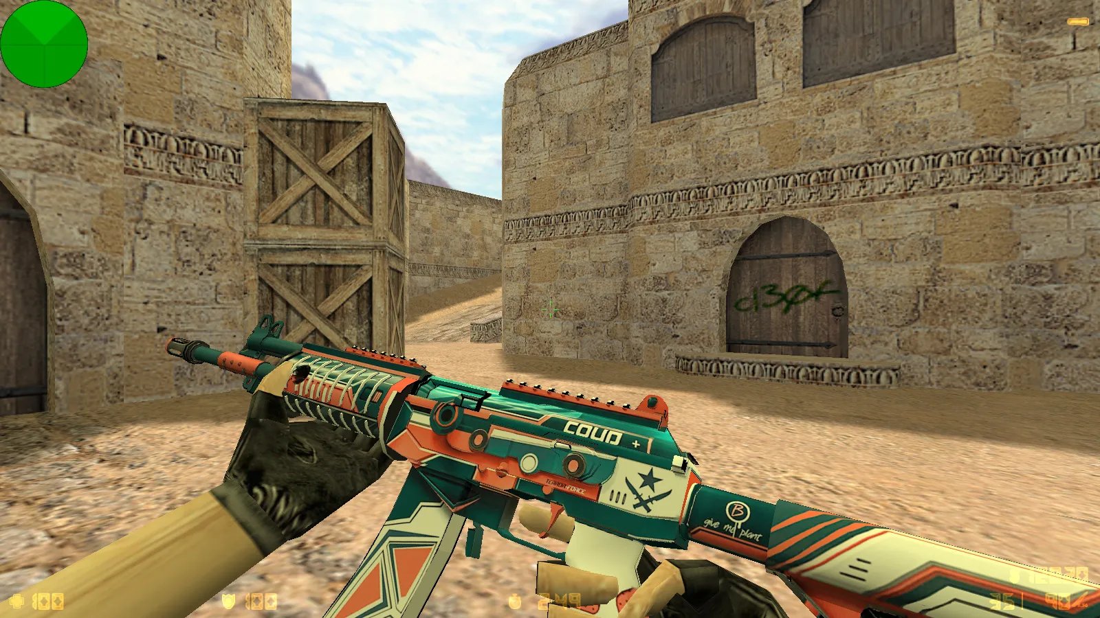 CS 1.6 от muravei top: блогерская сборка с 8 модами, 30 скинами оружия, красные/синие модели и оптимизированный config — скриншот 11