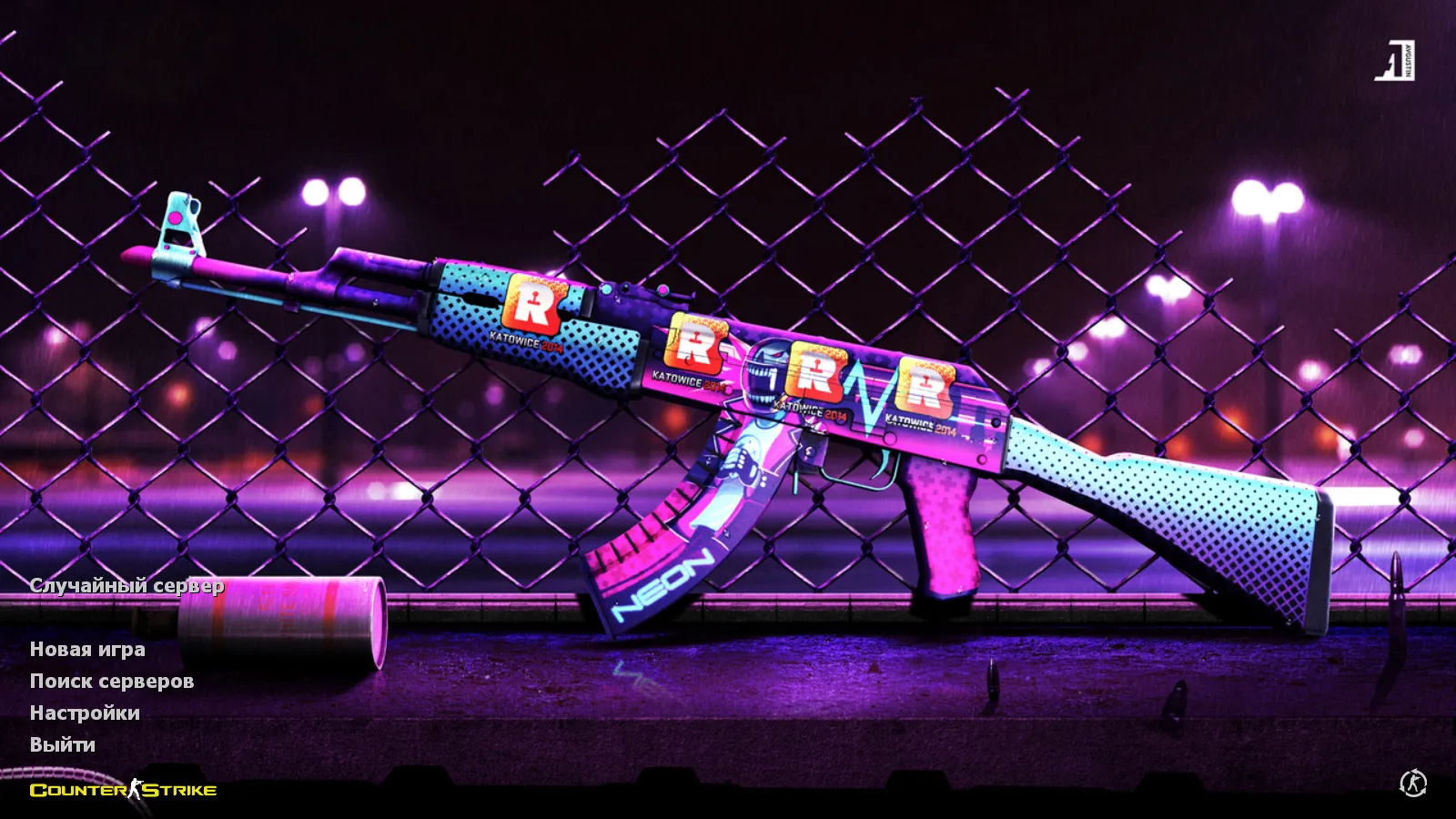 Скачать CS 1.6 Neon Revolution — скины оружия v_/p_/w_, неоновые модели и оптимизированный конфиг - Скриншот