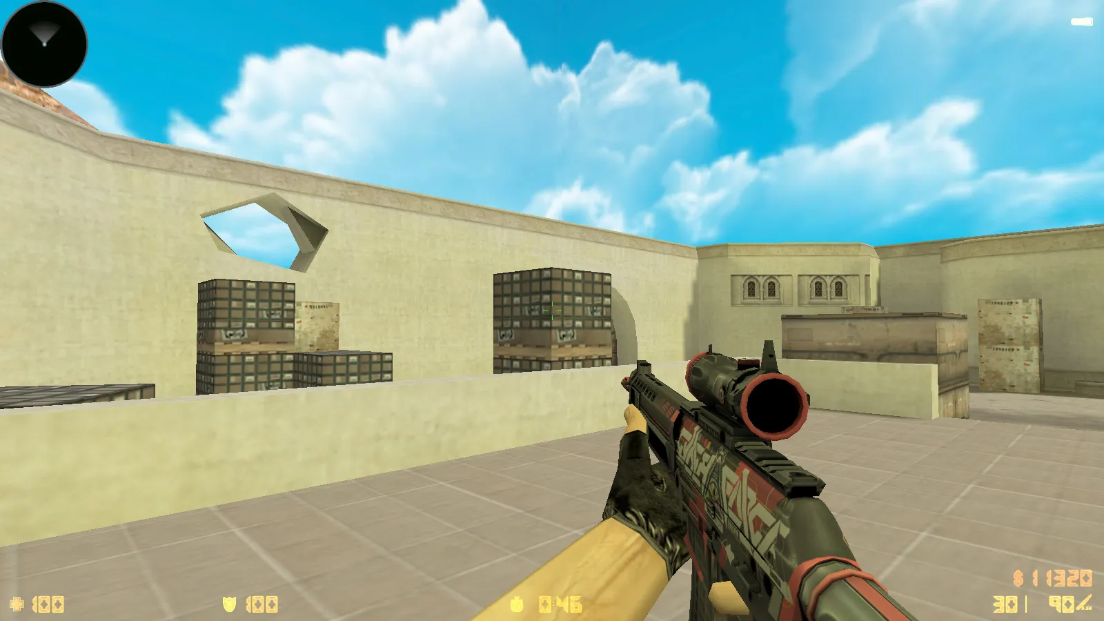 CS 1.6 Neon Revolution — скины оружия v_/p_/w_, неоновые модели и оптимизированный конфиг — скриншот 13