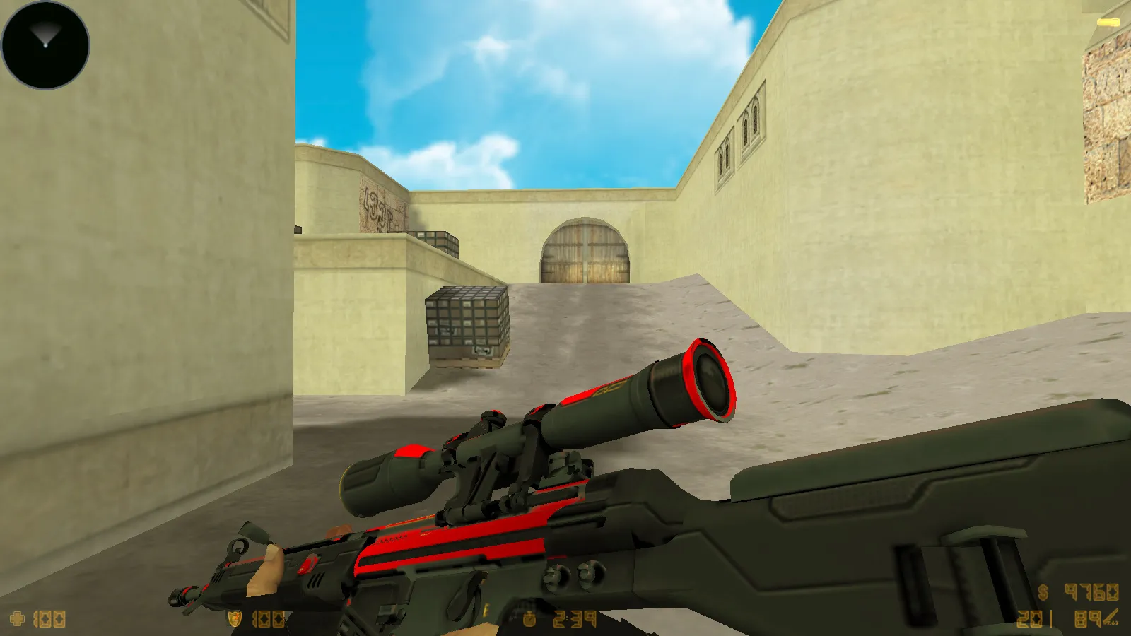 CS 1.6 Neon Revolution — скины оружия v_/p_/w_, неоновые модели и оптимизированный конфиг — скриншот 16