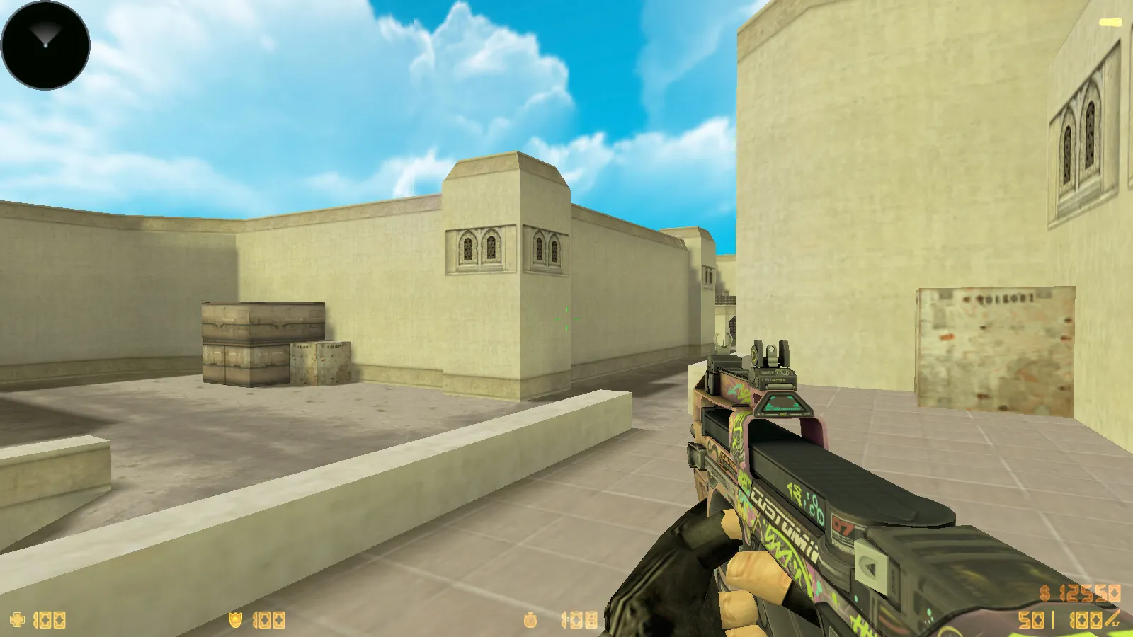 CS 1.6 Neon Revolution — скины оружия v_/p_/w_, неоновые модели и оптимизированный конфиг — скриншот 27
