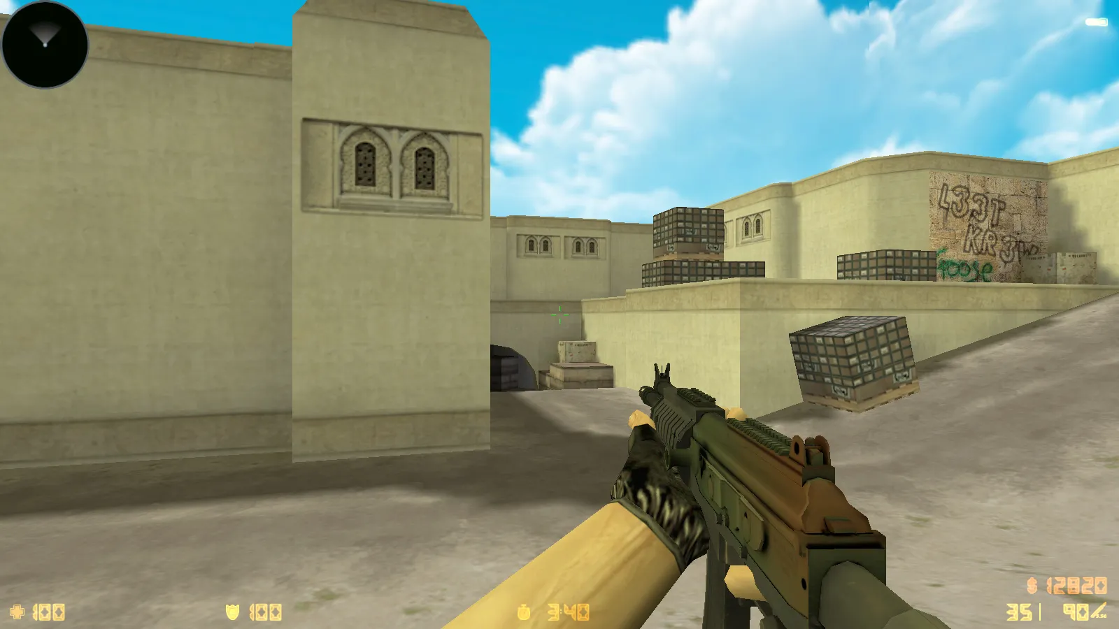 CS 1.6 New Age: сборка 10 модов, скины оружия 23 шт, темное меню, оптимизированный config.cfg и звуки — скриншот 11
