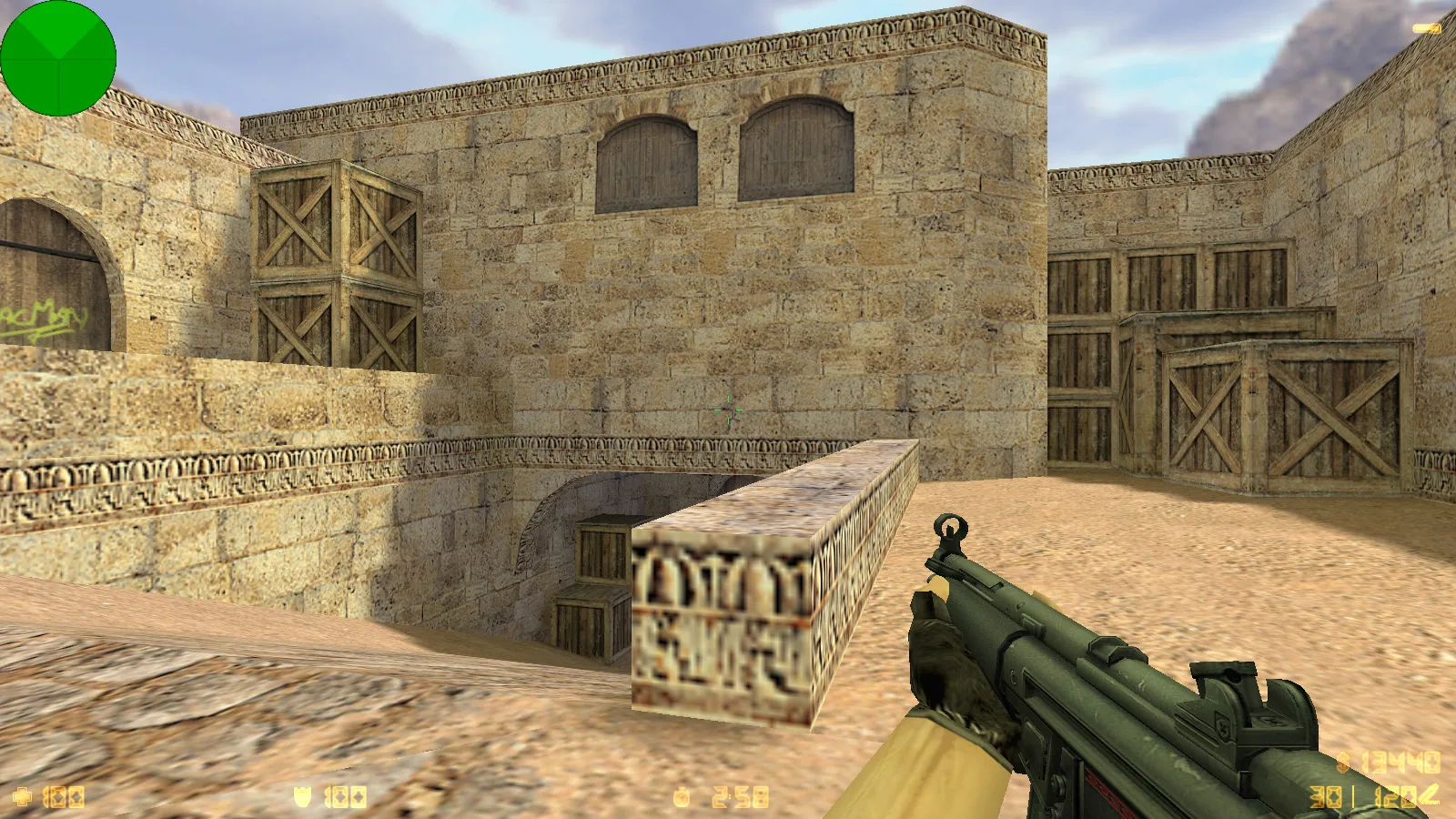 CS 1.6 New: сборка с 6 обновлениями, v_/p_/w_ оружием, звуками, темно-синим меню и оптимизированным конфигом — скриншот 25
