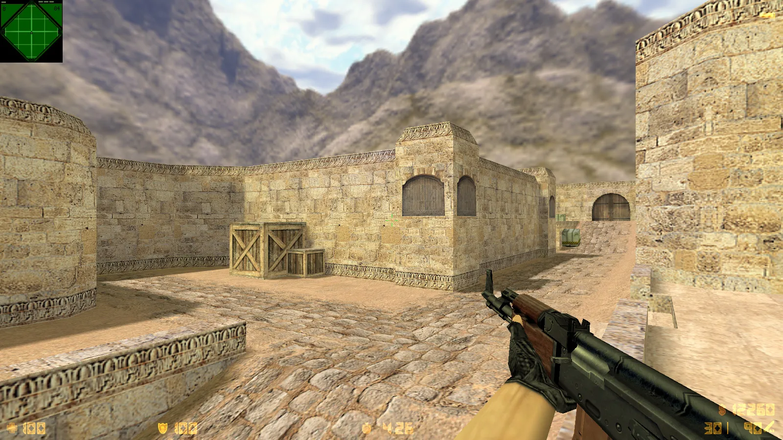 Скачать CS 1.6 New Style: HD-скины 29 шт, темная тема меню, зеленый фон и оптимизированный конфиг для комфортной игры - Скриншот