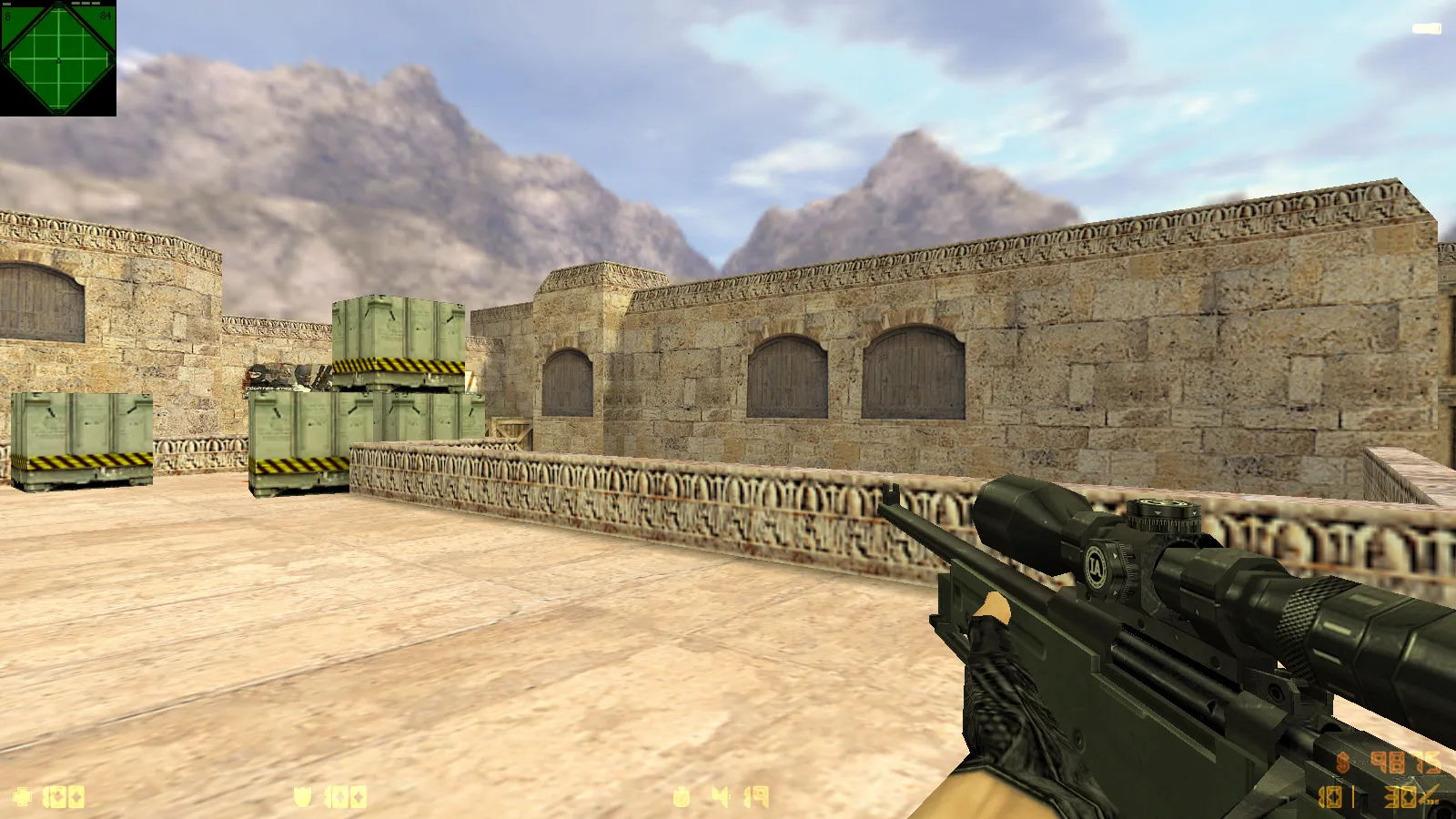 CS 1.6 New Style: HD-скины 29 шт, темная тема меню, зеленый фон и оптимизированный конфиг для комфортной игры — скриншот 6