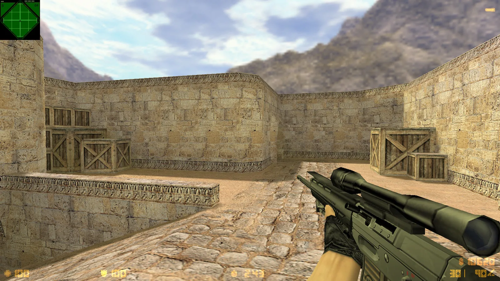 CS 1.6 New Style: HD-скины 29 шт, темная тема меню, зеленый фон и оптимизированный конфиг для комфортной игры — скриншот 15