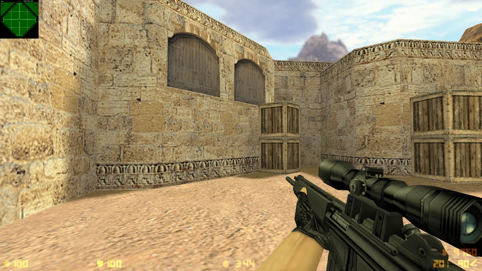CS 1.6 New Style: HD-скины 29 шт, темная тема меню, зеленый фон и оптимизированный конфиг для комфортной игры — скриншот 16