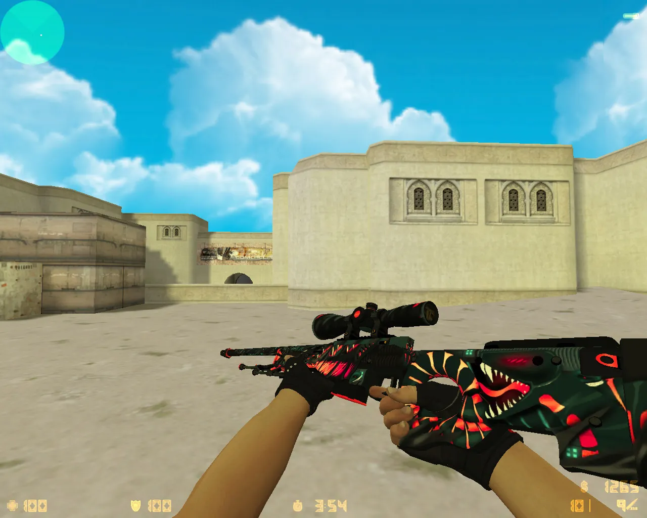 CS 1.6 NextGen: красная сборка 12 правок, 27 скинов с перчатками и ручной осмотр, темная тема меню — скриншот 6