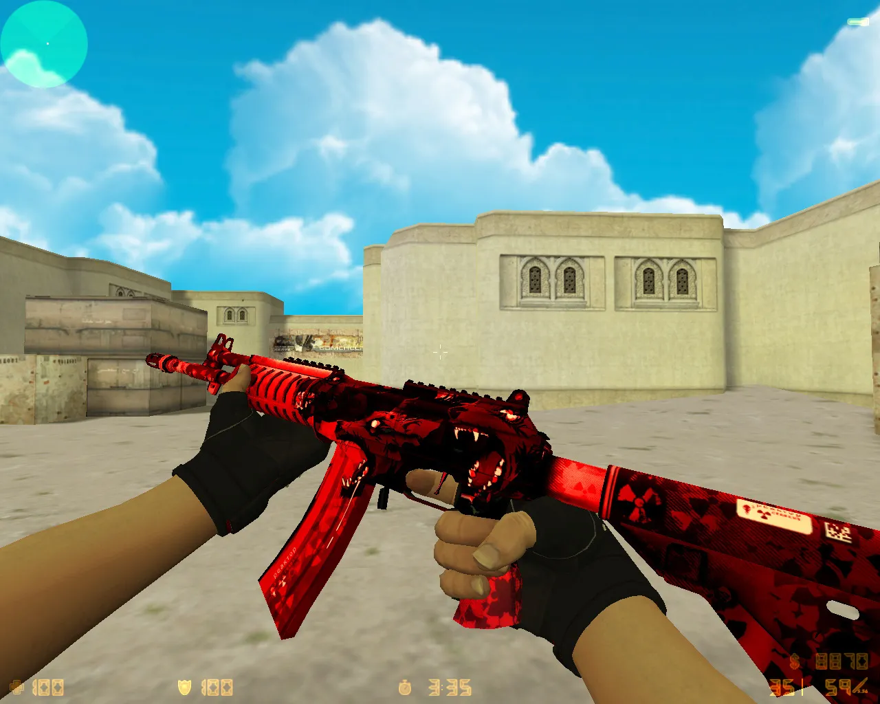 CS 1.6 NextGen: красная сборка 12 правок, 27 скинов с перчатками и ручной осмотр, темная тема меню — скриншот 10