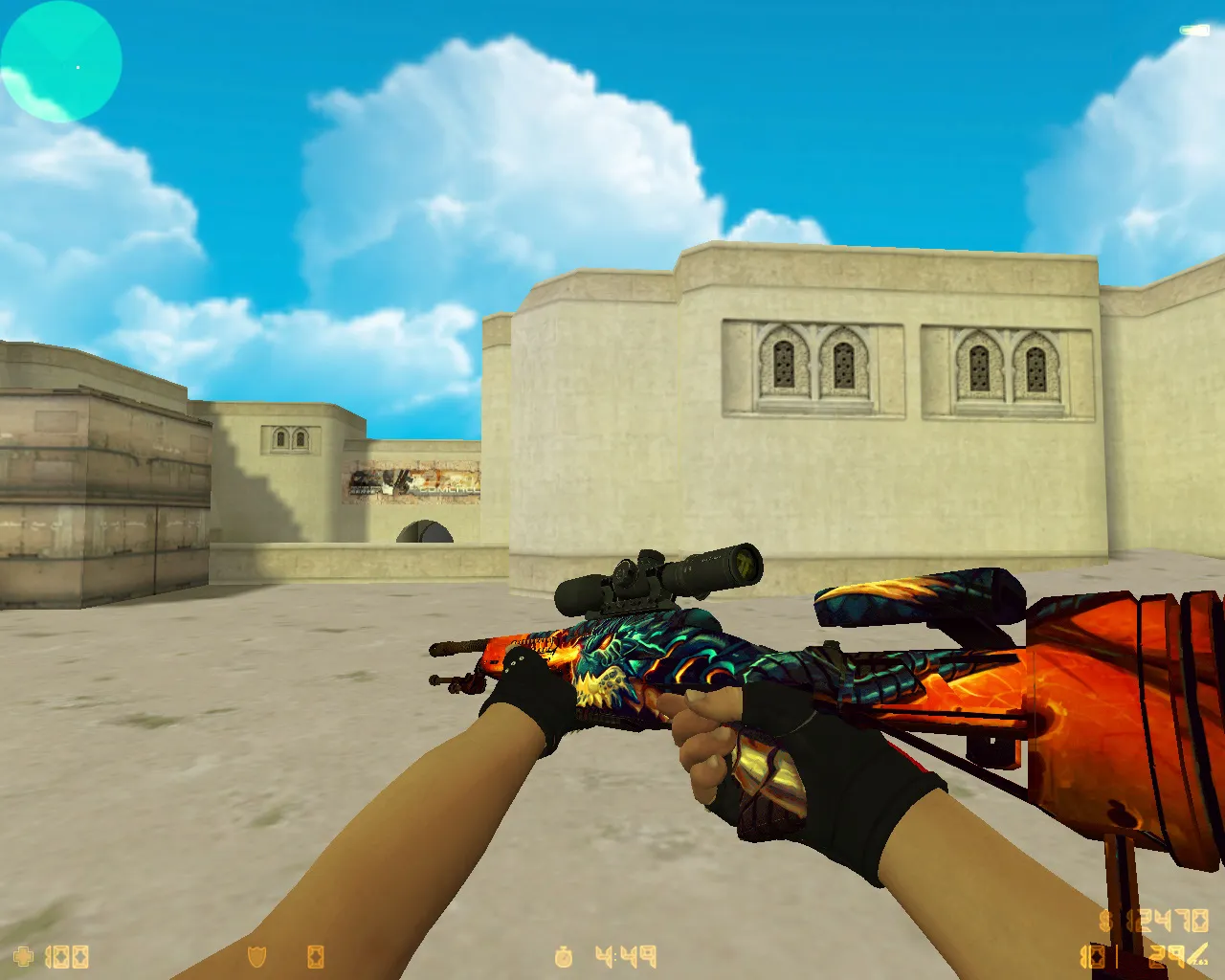 CS 1.6 NextGen: красная сборка 12 правок, 27 скинов с перчатками и ручной осмотр, темная тема меню — скриншот 11
