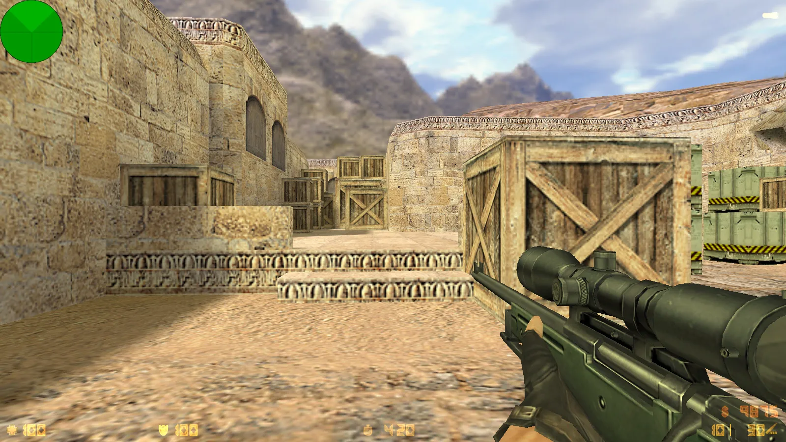 CS 1.6 NEXT — сборка с 7 новинками: модели оружия v_, p_, w_, темная тема меню, оптимизированный конфиг и музыка — скриншот 6