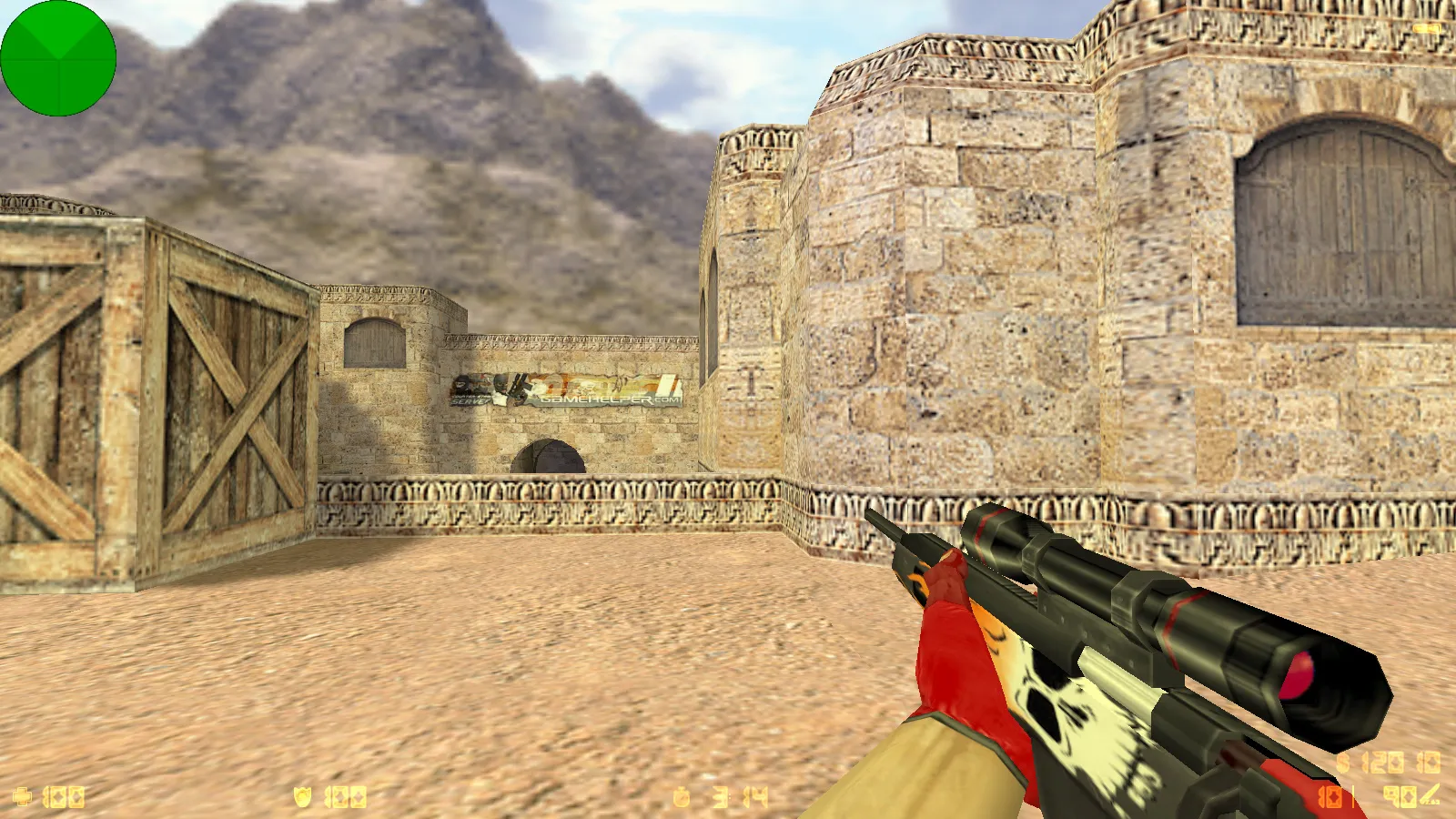 CS 1.6 Ninja Edition: скины, графика, оружие v_/p_/w_ модели, темное меню и оптимизированный config.cfg — скриншот 13
