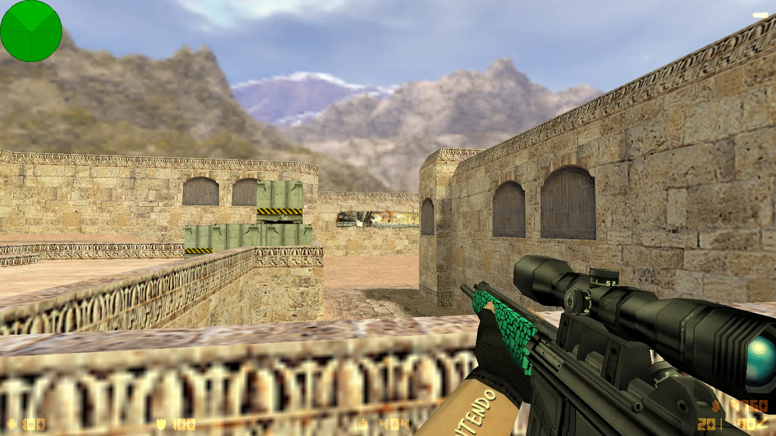 CS 1.6 от Nintendo: блогерская сборка с 7 апдейтами, скины оружия, красные террористы, синие CT, оптимизированный config — скриншот 15