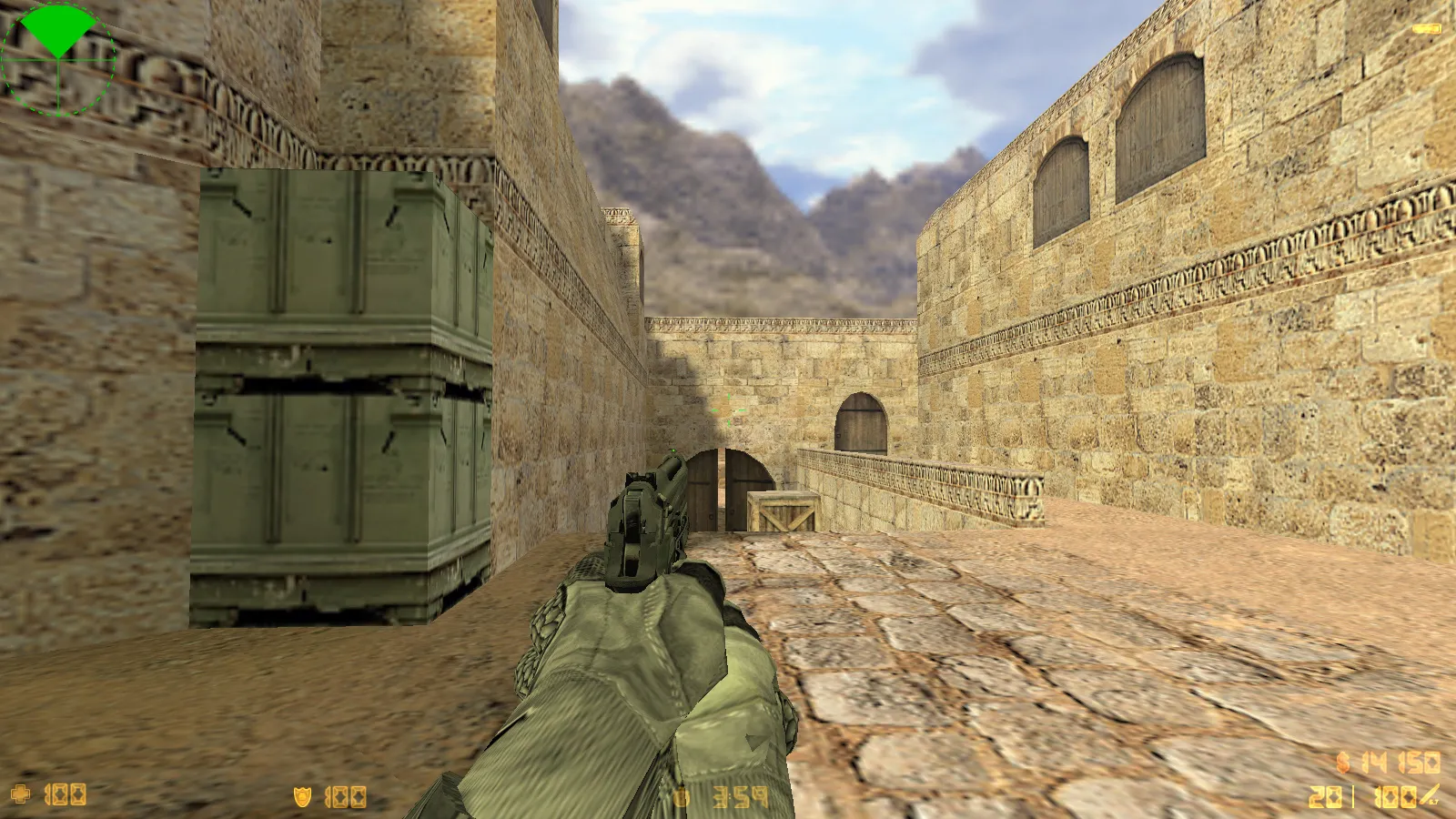 CS 1.6 Oblivion: скины и графика, реалистичное оружие, звуки, радар, меню и фон в голубых тонах — скриншот 12