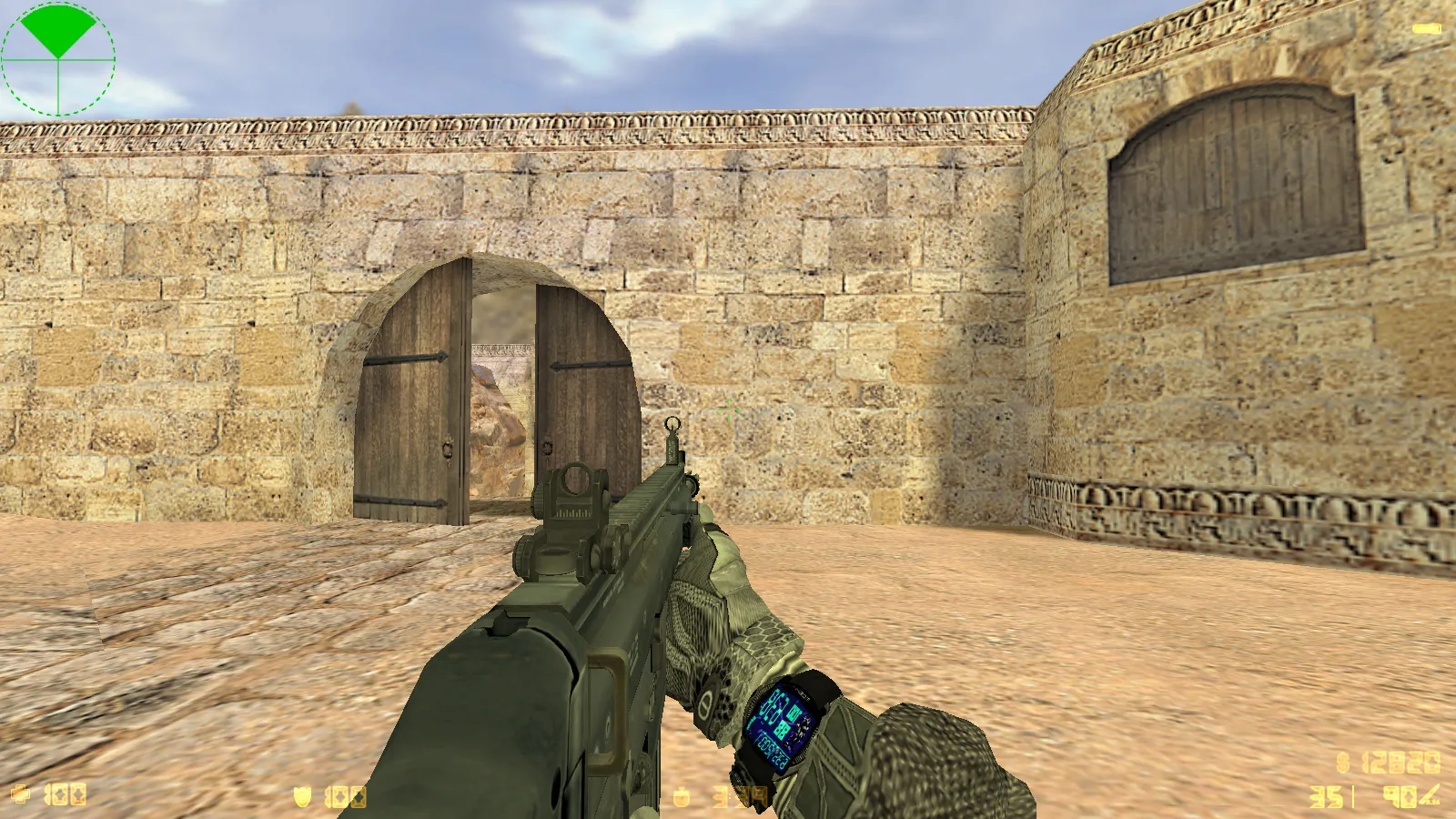 CS 1.6 Oblivion: скины и графика, реалистичное оружие, звуки, радар, меню и фон в голубых тонах — скриншот 14