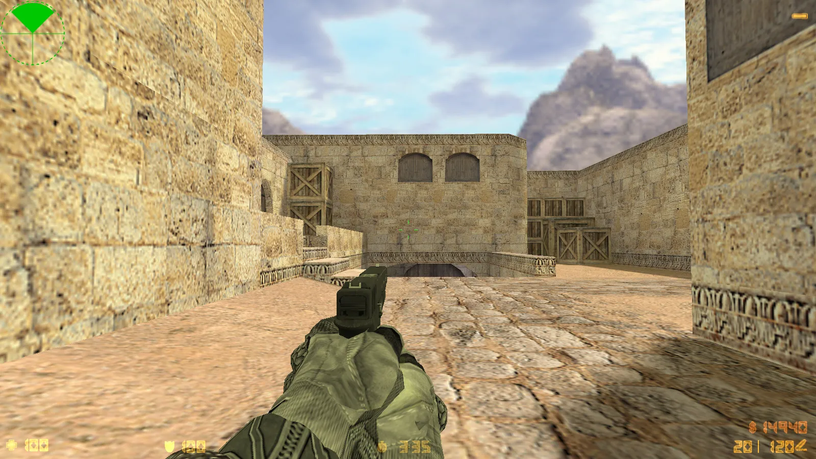 CS 1.6 Oblivion: скины и графика, реалистичное оружие, звуки, радар, меню и фон в голубых тонах — скриншот 15