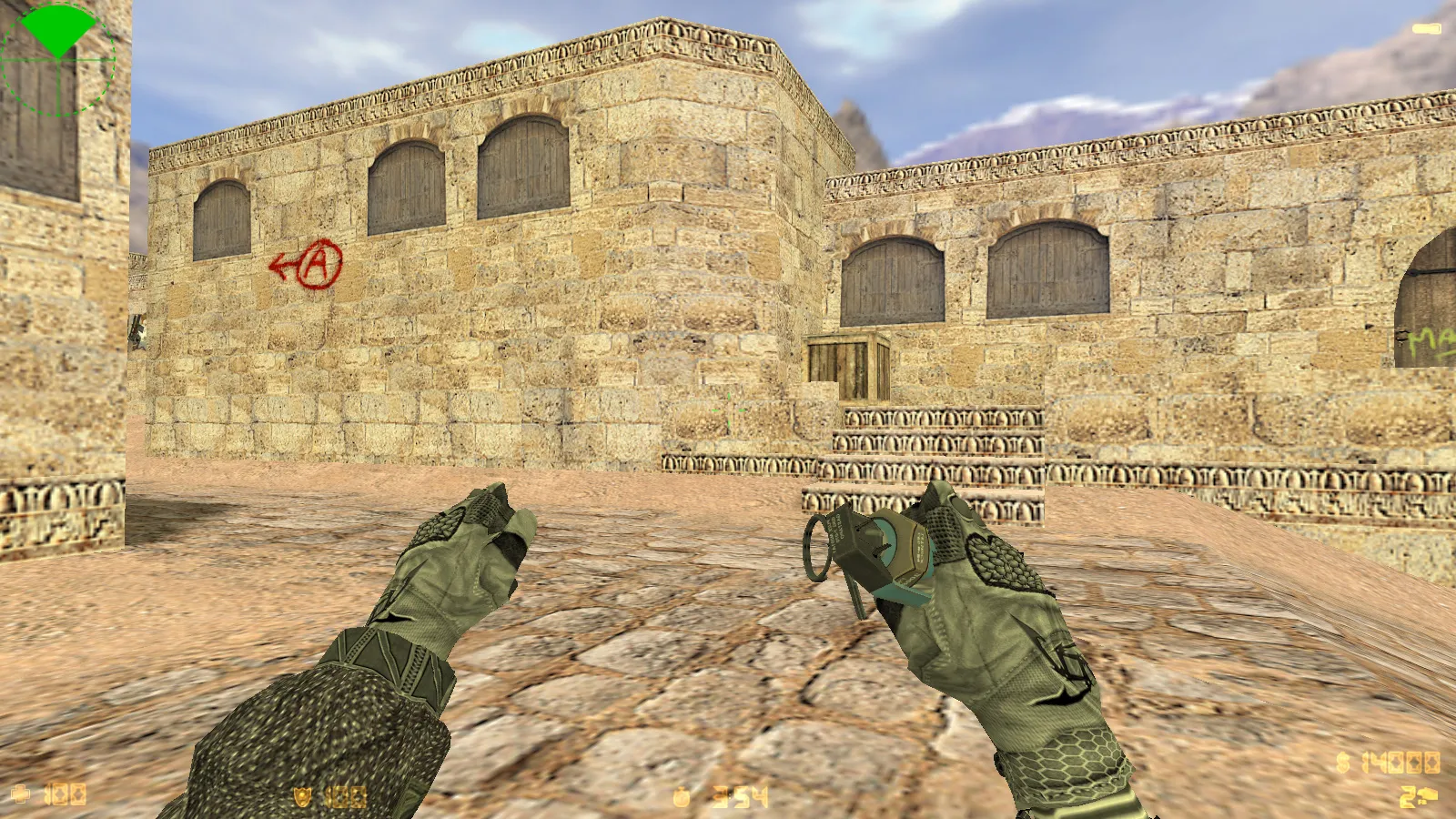 CS 1.6 Oblivion: скины и графика, реалистичное оружие, звуки, радар, меню и фон в голубых тонах — скриншот 16