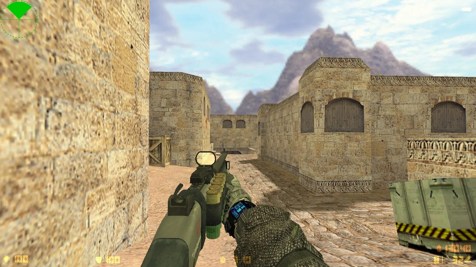 CS 1.6 Oblivion: скины и графика, реалистичное оружие, звуки, радар, меню и фон в голубых тонах — скриншот 19