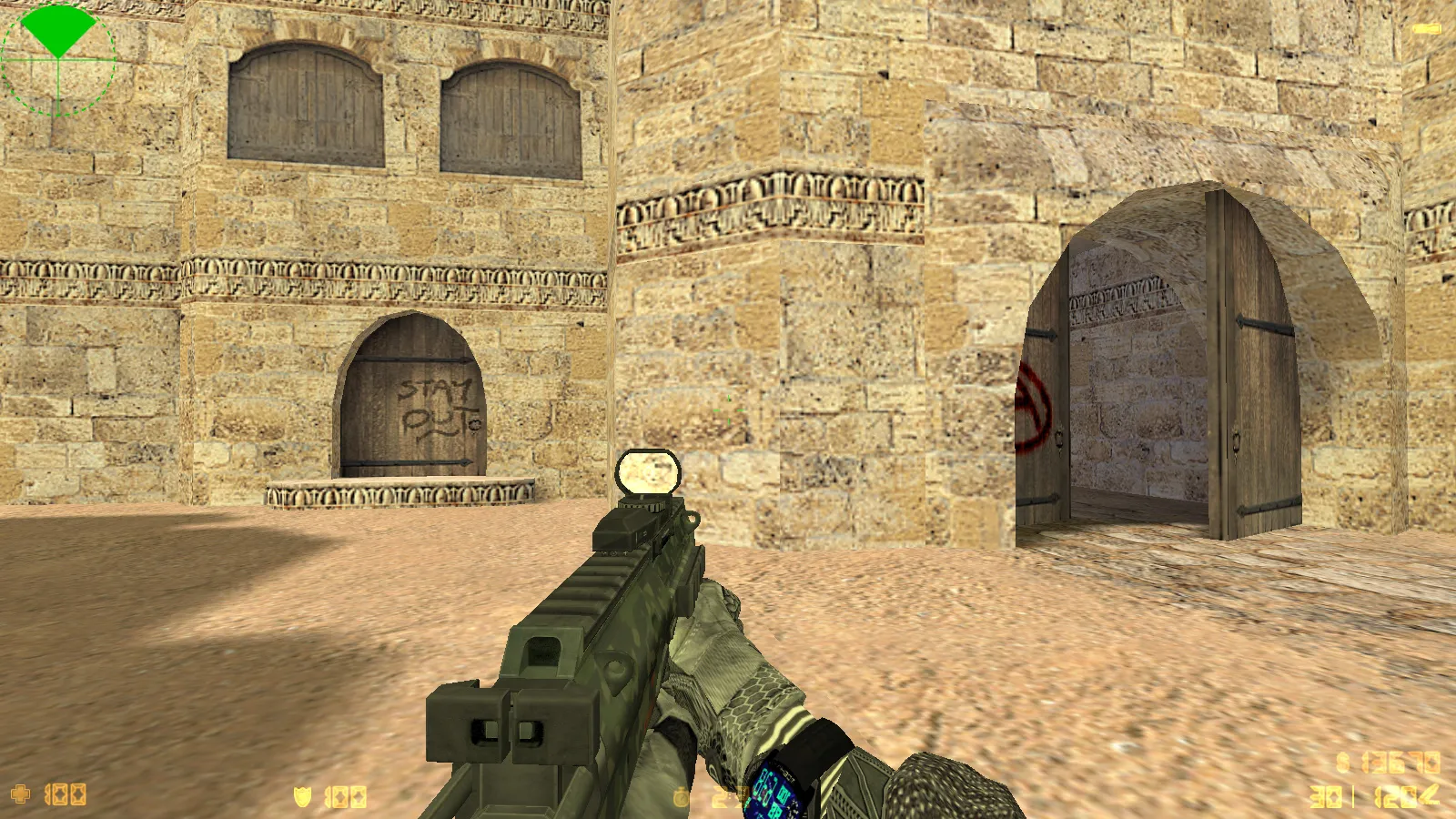 CS 1.6 Oblivion: скины и графика, реалистичное оружие, звуки, радар, меню и фон в голубых тонах — скриншот 28