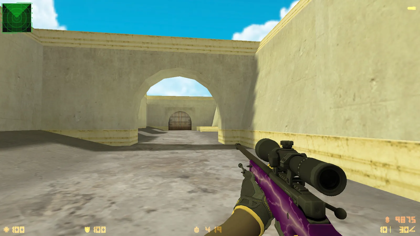 CS 1.6 Paradise — сборка с 30 скинами, спорт перчатками «Омега», темным меню и оптимизированным конфигом — скриншот 6