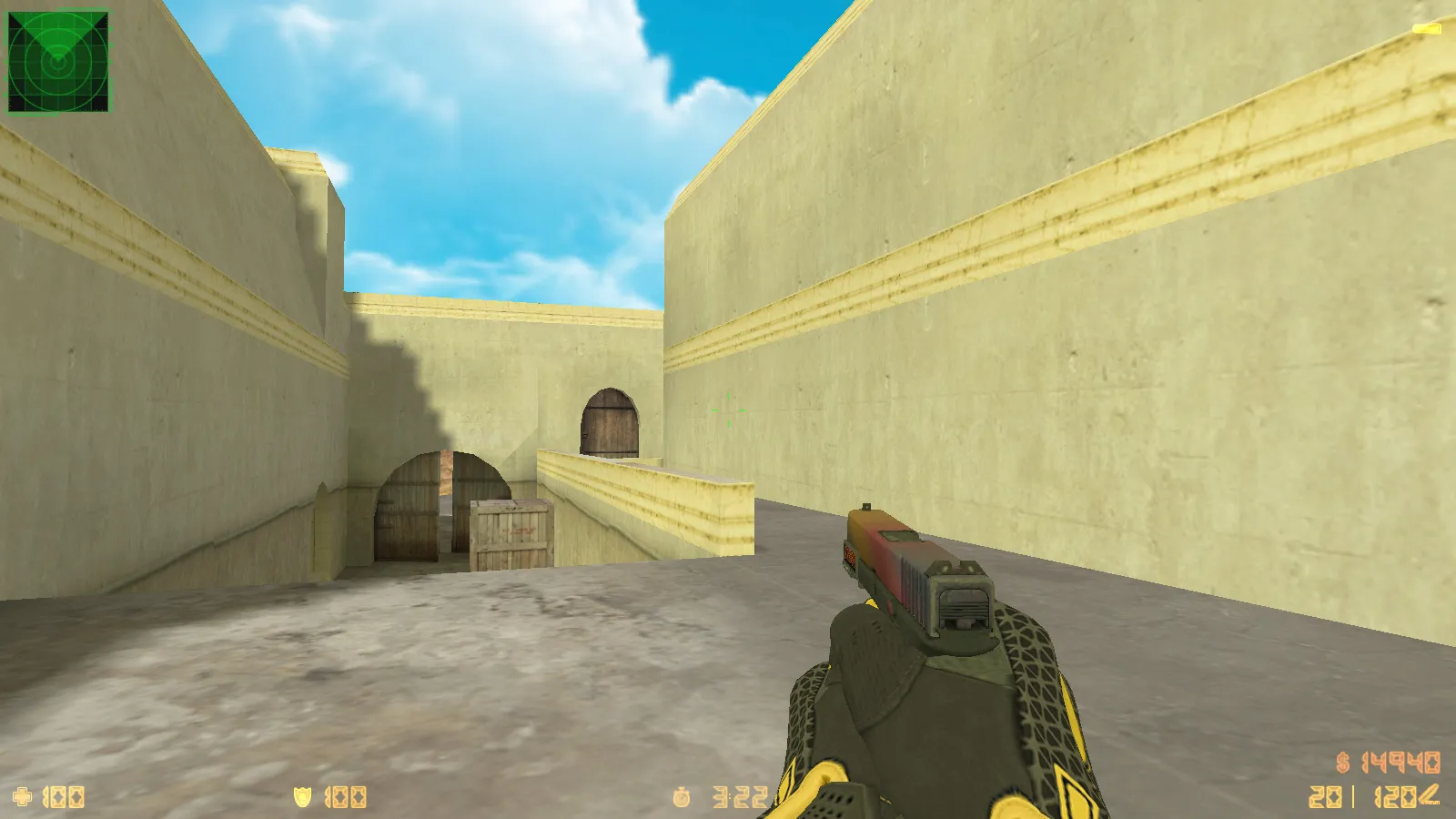 CS 1.6 Paradise — сборка с 30 скинами, спорт перчатками «Омега», темным меню и оптимизированным конфигом — скриншот 9