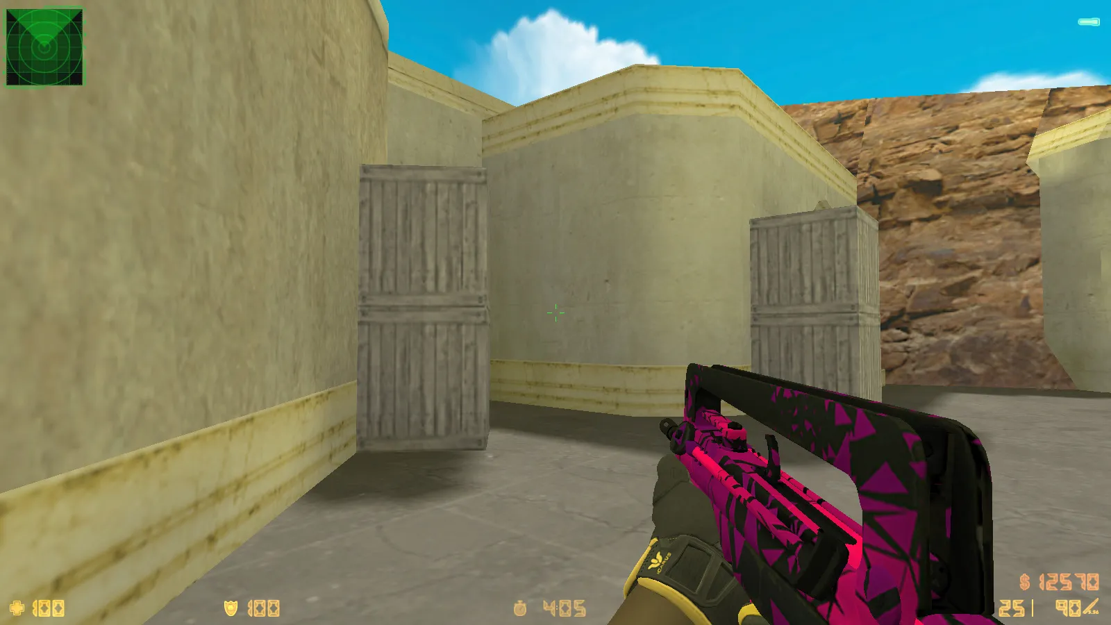 CS 1.6 Paradise — сборка с 30 скинами, спорт перчатками «Омега», темным меню и оптимизированным конфигом — скриншот 10