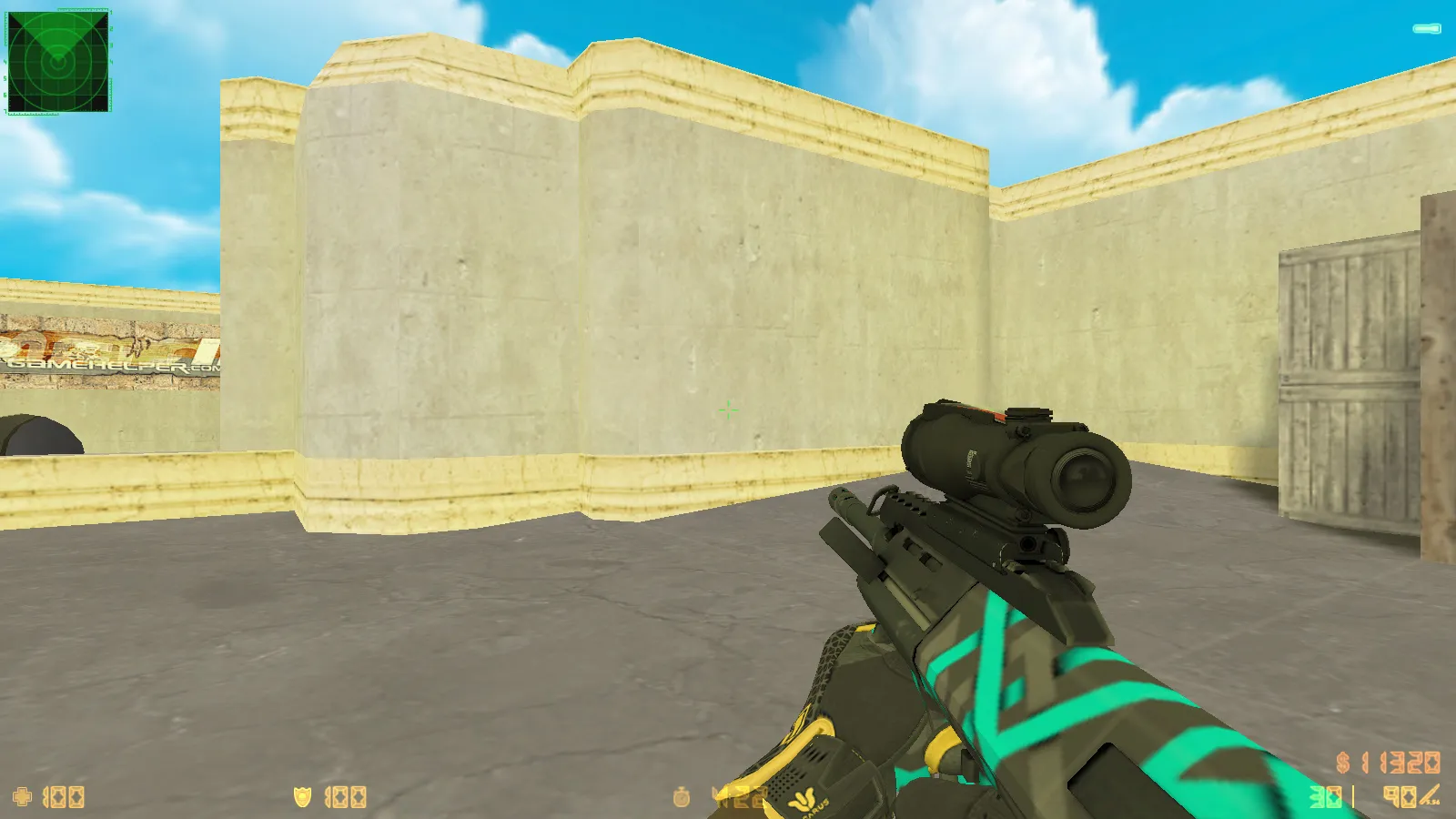 CS 1.6 Paradise — сборка с 30 скинами, спорт перчатками «Омега», темным меню и оптимизированным конфигом — скриншот 12