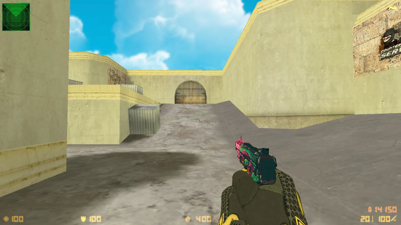 CS 1.6 Paradise — сборка с 30 скинами, спорт перчатками «Омега», темным меню и оптимизированным конфигом — скриншот 19